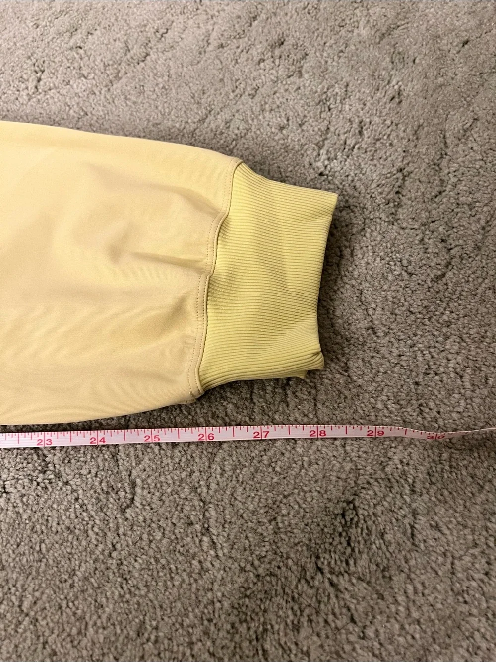 NWT Lululemon Stretch High Rise Jogger Finch Yellow Size 6